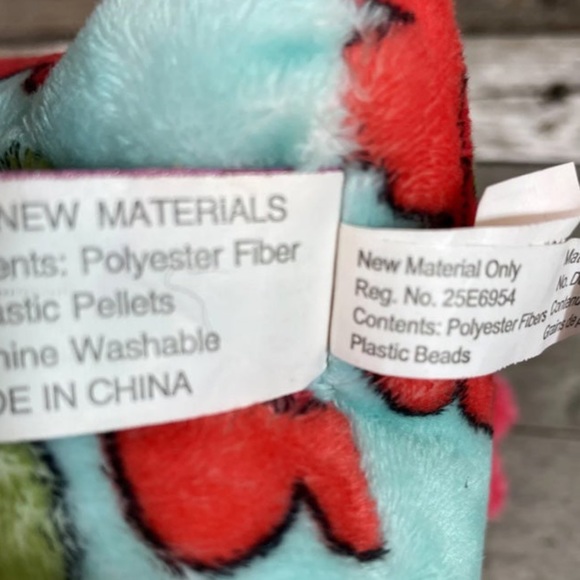 Douglas Cuddle Toy Valery Aqua Blue Flower Penguin Fuzzles Plush Bird - Picture 9 of 10